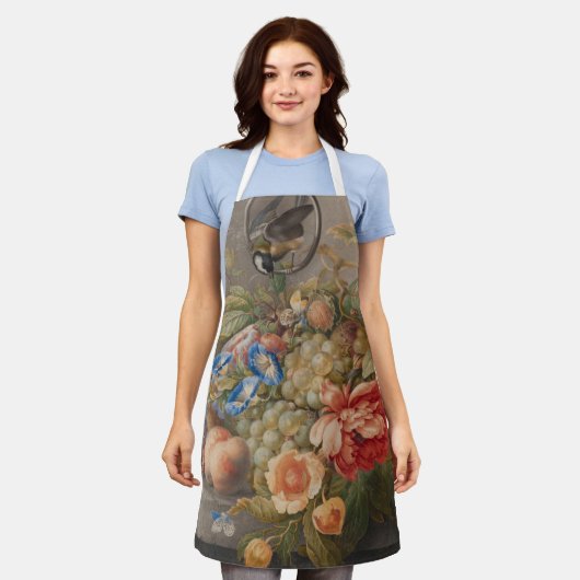 野菜カラフル エプロン (着用した状態)