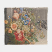 野菜カラフル フリースブランケット (正面(横))