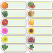 野菜ガーデナーシードセーバースタンプ シール (正面)