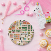 野菜ガーデン紙プレート ペーパープレート (パーティー)