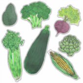 野菜グループ#1 シール (正面)