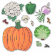 野菜グループ#2 シール (正面)