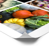 野菜コラージュ ポスター (角)