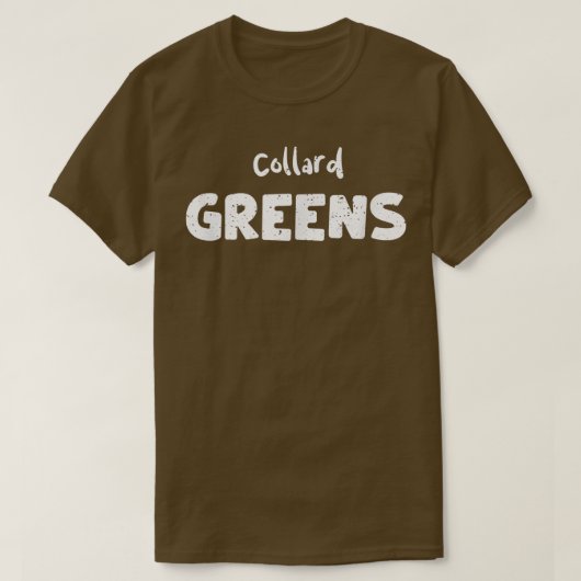 野菜コラードグリーンサンクスギビングことわざ Tシャツ (デザイン正面)