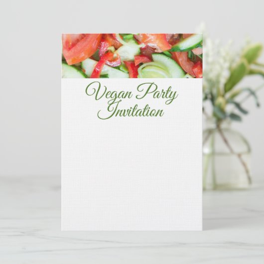 野菜サラダ 招待状 (スタンド正面)