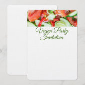 野菜サラダ 招待状 (正面/裏面)