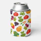 野菜シームレスビーガンパターン 缶クーラー (缶裏面)