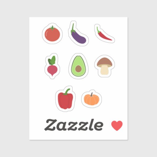 野菜シール一式 シール (シート)