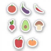 野菜シール一式 シール (正面)