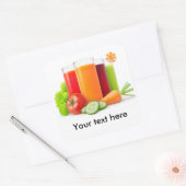 野菜ジュース スクエアシール (封筒)