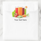 野菜ジュース スクエアシール (バッグ)