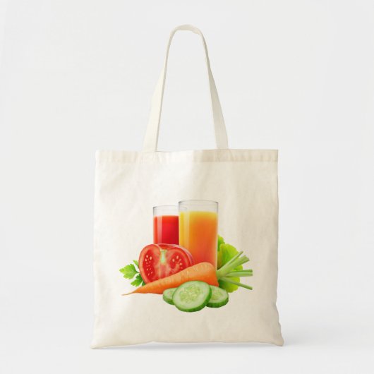 野菜ジュース トートバッグ (正面)