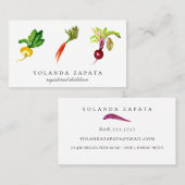 野菜トリオの名刺 名刺 (正面/裏面)