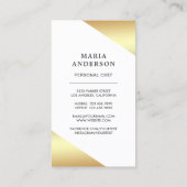 野菜ナイフ切り板ケータリングシェフ 名刺 (裏面)