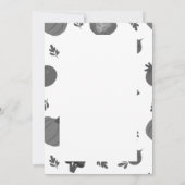 野菜パターン サンキューカード (裏面)