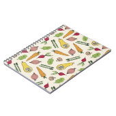 野菜パターン ノートブック (左側)