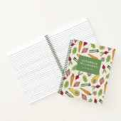 野菜パターン ノートブック (内部)