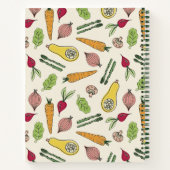 野菜パターン ノートブック (裏面)