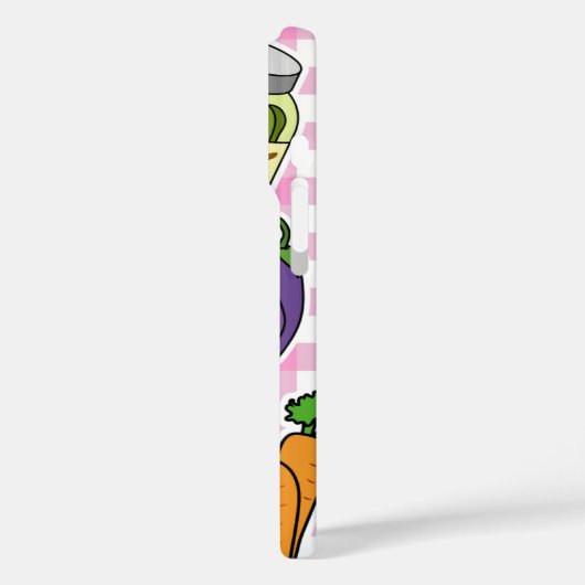 野菜パターンiPhone 16 Proケース。 Case-Mate iPhoneケース (裏面 / 左)