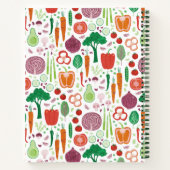 野菜パーソナライズされたレシピ ノートブック (裏面)