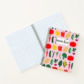 野菜パーソナライズされた手帳 ノートブック (内部)