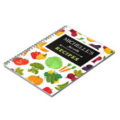 野菜パーソナライズされた継ぎ目のないビーガンパターン ノートブック (左側)