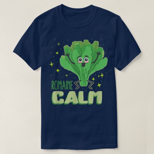 野菜ビーガンベジタリアンレタスおもしろい Tシャツ (デザイン正面)