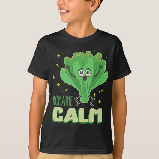 野菜ビーガンベジタリアンレタスおもしろい Tシャツ (正面)