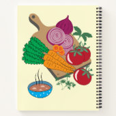 野菜ファミリーレシピ帳 ノートブック (裏面)