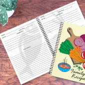 野菜ファミリーレシピ帳 ノートブック