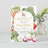 野菜ファーマーズマーケット誕生日ブランチ 招待状 (スタンド正面)