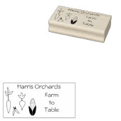 野菜ファームからテーブルアートスタンプ ラバースタンプ (押印)