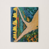 野菜フィールドバイ威厳があるマッケ、ヴィンテージファインアート ジグソーパズル (縦)