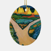 野菜フィールドバイ威厳があるマッケ、ヴィンテージファインアート セラミックオーナメント (右)