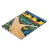 野菜フィールドバイ威厳があるマッケ、ヴィンテージファインアート ノートブック (左側)