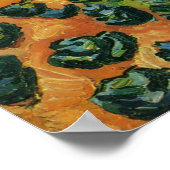 野菜フィールドバイ威厳があるマッケ、ヴィンテージファインアート ポスター (角)