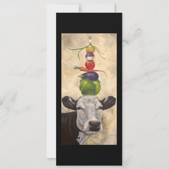 野菜フラットカード付き牛 (正面)