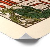 野菜フランスの広告ヴィンテージポスター ポスター (角)