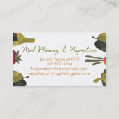 野菜フルーツ農家市場シェフ料理クラス 名刺 (裏面)