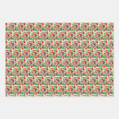 野菜プリントガーデンベジスファーマーズマーケットベグ ラッピングペーパーシート (正面2)