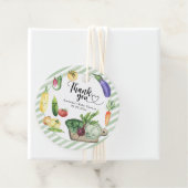 野菜ベビーシャワー – ありがとう フェイバータグ (インサイチュ)