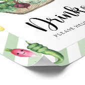 野菜ベビーシャワー – 自分で飲救済み物 ポスター (角)