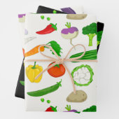 野菜メドレラッピング紙シートセット ラッピングペーパーシート (インサイチュ)