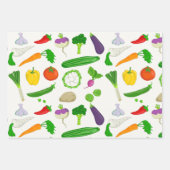 野菜メドレラッピング紙シートセット ラッピングペーパーシート (正面3)