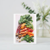 野菜メドレー写真 ポストカード (スタンド正面)