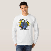 野菜モンスターの長袖T Tシャツ (正面フル)