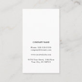 野菜ユニーク栄養士 名刺 (裏面)