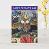 野菜人の父の日カード カード (黄色い花)