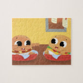 野菜及びアンガスのパズル ジグソーパズル (横)