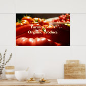 野菜収穫 ポスター (キッチン)